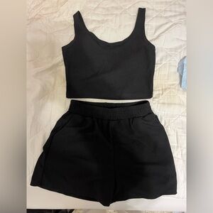 Super cute black set (M)